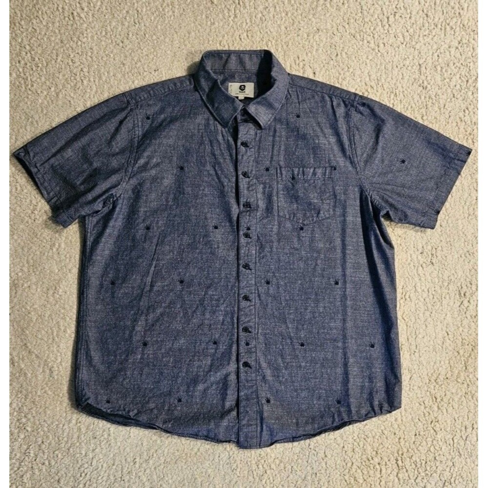 Section 119 Grateful Dead Jerry Garcia XXL 100% Cotton Hand Short Sleeve Shirt